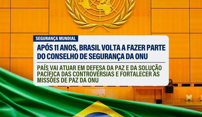 Brasil Volta A Ocupar Assento No Conselho De Segurança Da ONU - Jornal ...